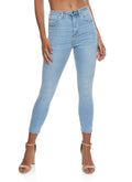(15pcs Minimum Wholesale)WAX Basic High Waisted Skinny Jeans