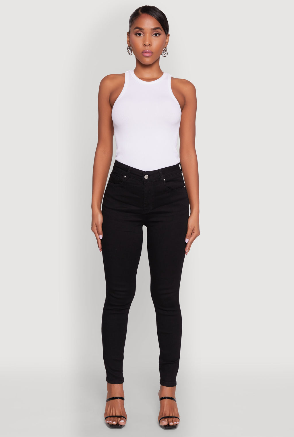 (16pcs Minimum Wholesale)WAX Basic Skinny Jeans