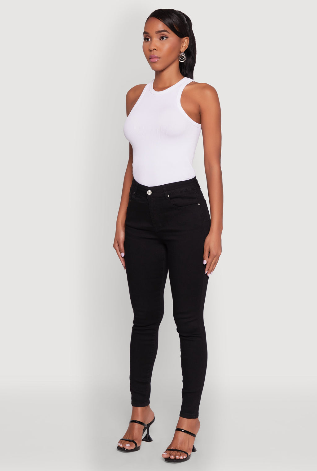 (16pcs Minimum Wholesale)WAX Basic Skinny Jeans