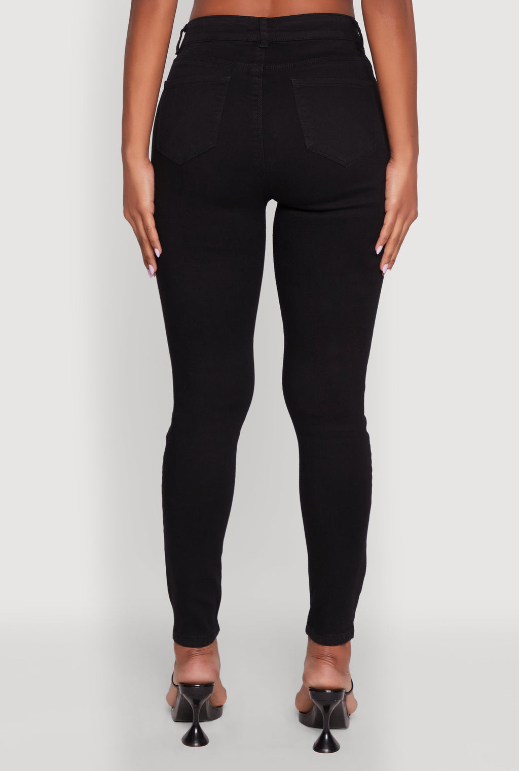 (16pcs Minimum Wholesale)WAX Basic Skinny Jeans