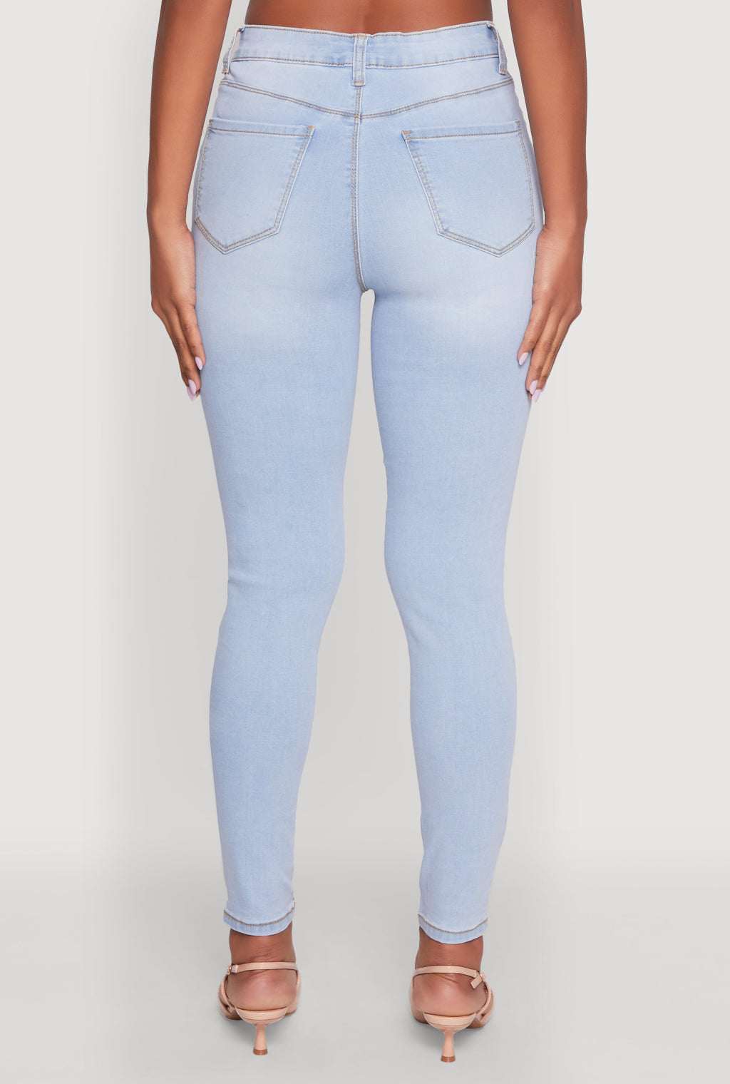 (14pcs Minimum Wholesale)WAX Basic Skinny Jeans