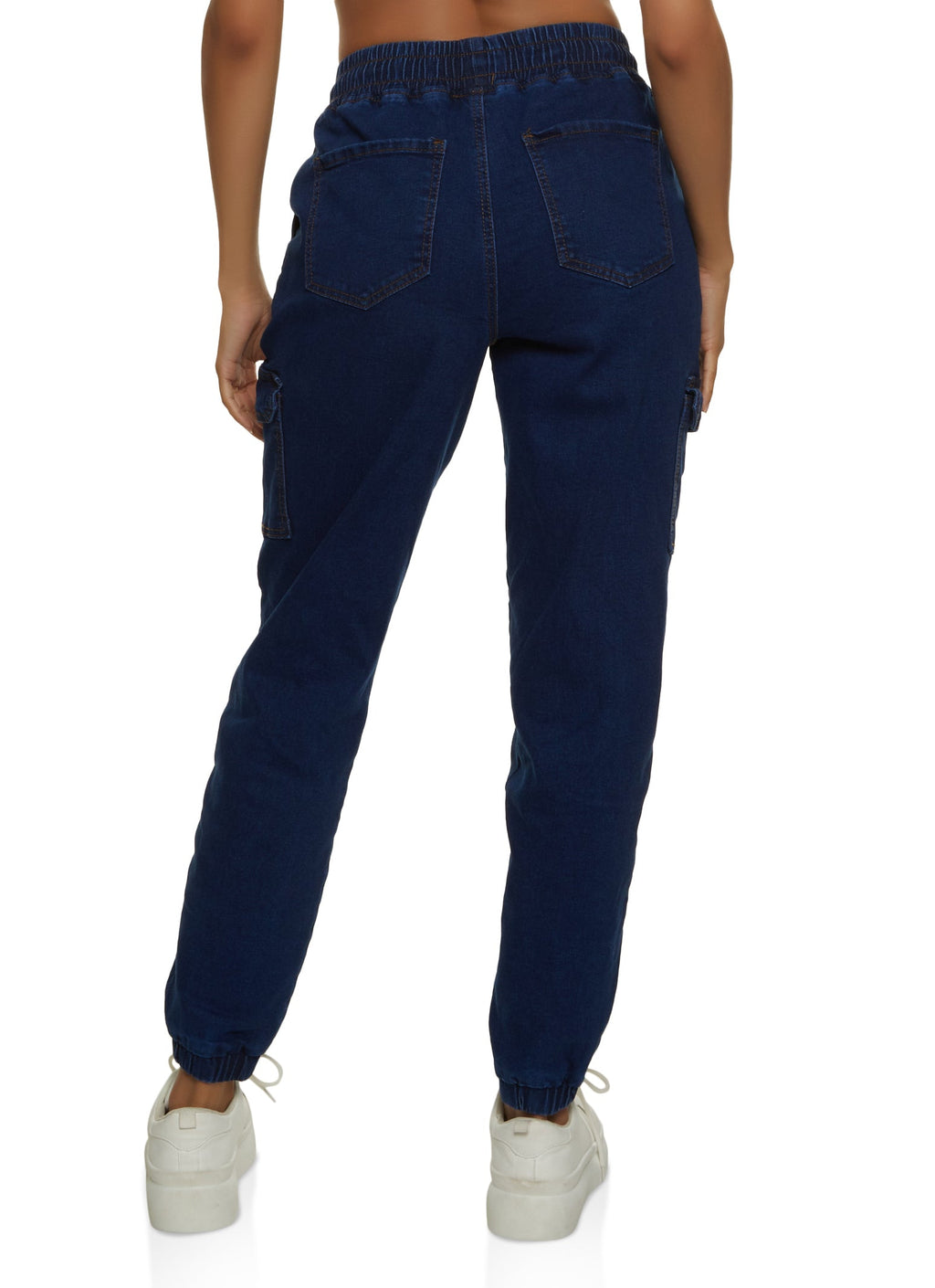 (28pcs Minimum Wholesale)WAX Denim Joggers