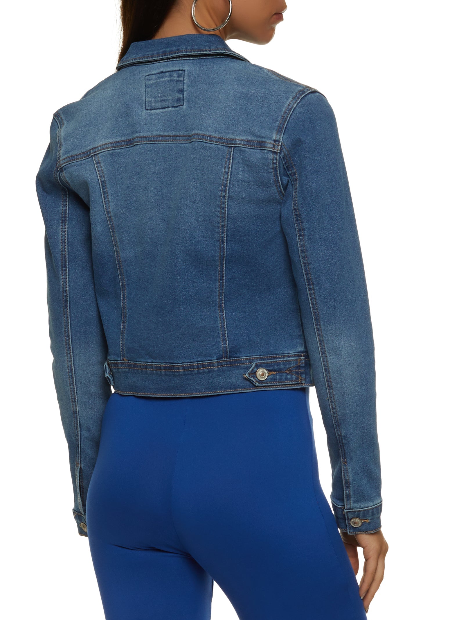 WAX Long Sleeve Denim Jacket