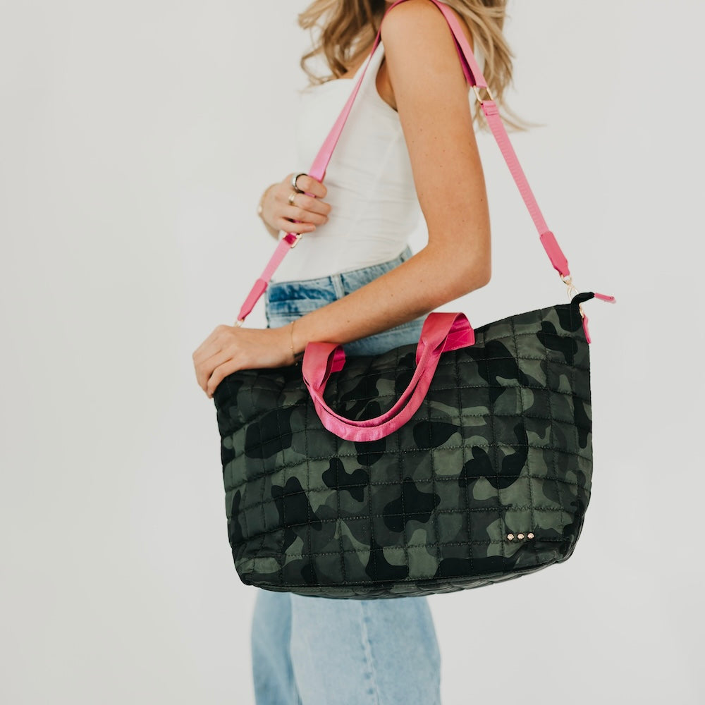 (20pcs Minimum Wholesale)Day Dreamer Quilted Tote Bag