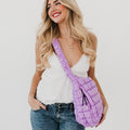 (22pcs Minimum Wholesale)Carmen Quilted Hobo Tote Bag