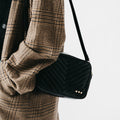 (25pcs Minimum Wholesale)Coco Quilted Camera Crossbody Bag