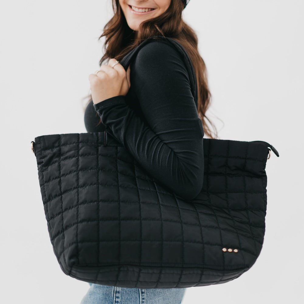 (20pcs Minimum Wholesale)Day Dreamer Quilted Tote Bag