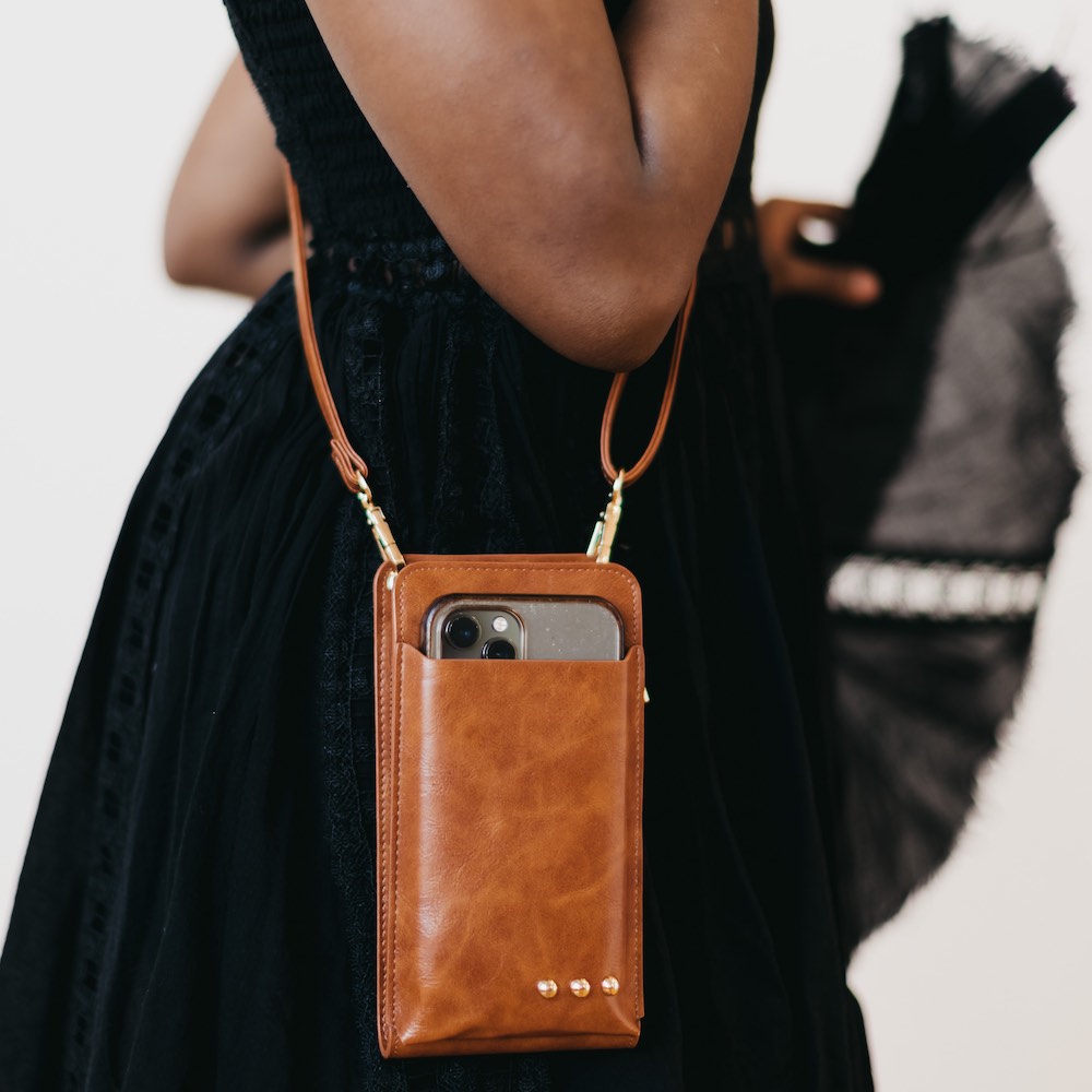 (18pcs Minimum Wholesale)Double Duty Phone Bag
