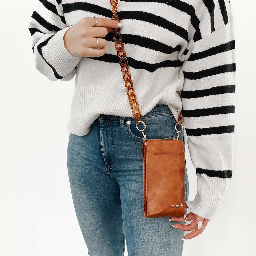 (18pcs Minimum Wholesale)Double Duty Phone Bag