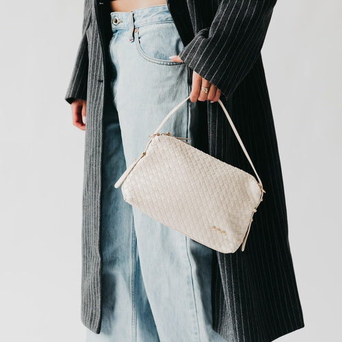 (10pcs Minimum Wholesale)Harper Hobo Woven Shoulder Bag