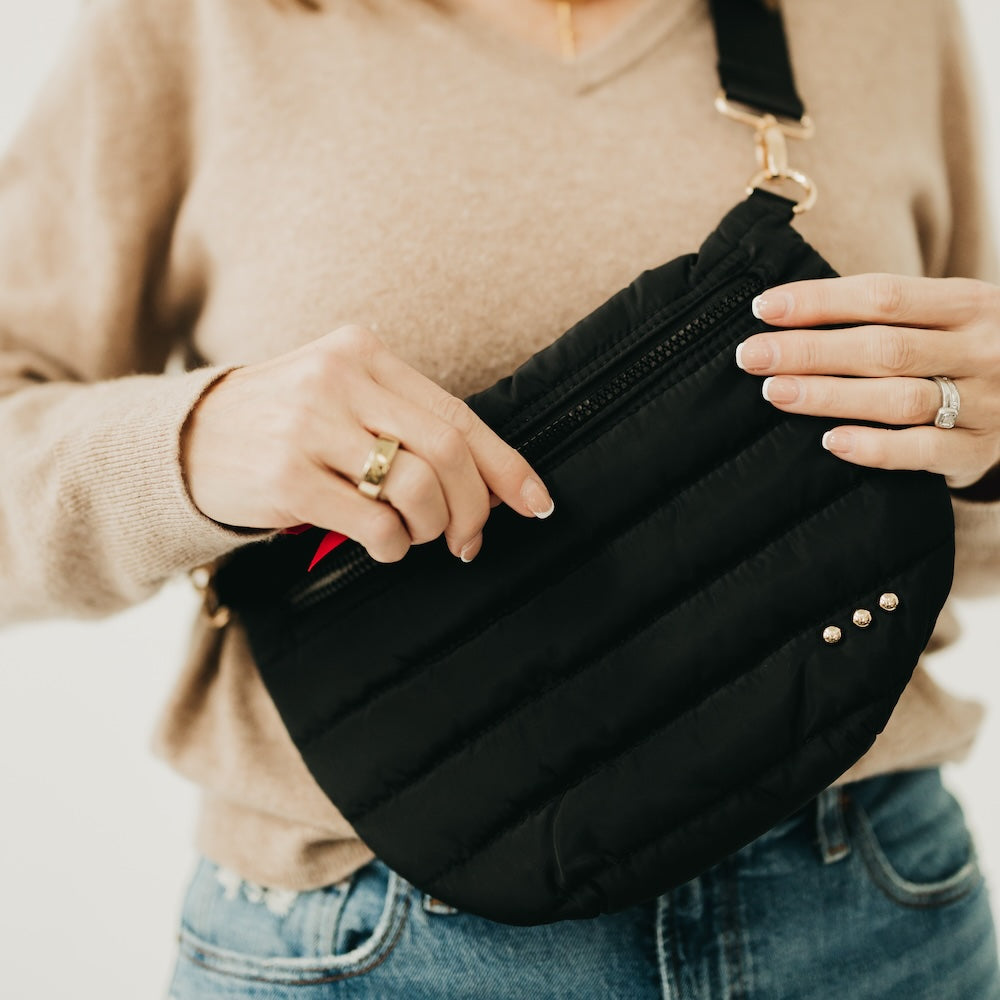 (14pcs Minimum Wholesale)Jolie Puffer Bum Bag - NEW COLOR!