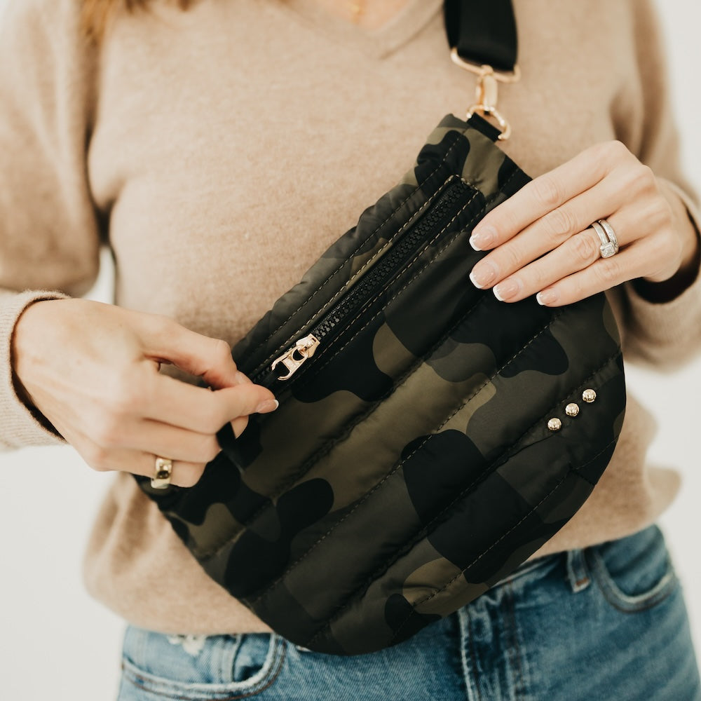 (14pcs Minimum Wholesale)Jolie Puffer Bum Bag - NEW COLOR!