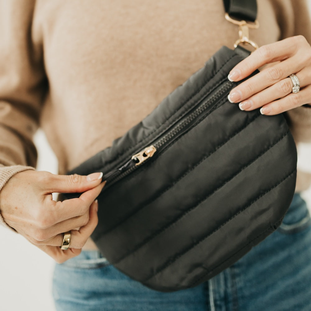 (14pcs Minimum Wholesale)Jolie Puffer Bum Bag - NEW COLOR!