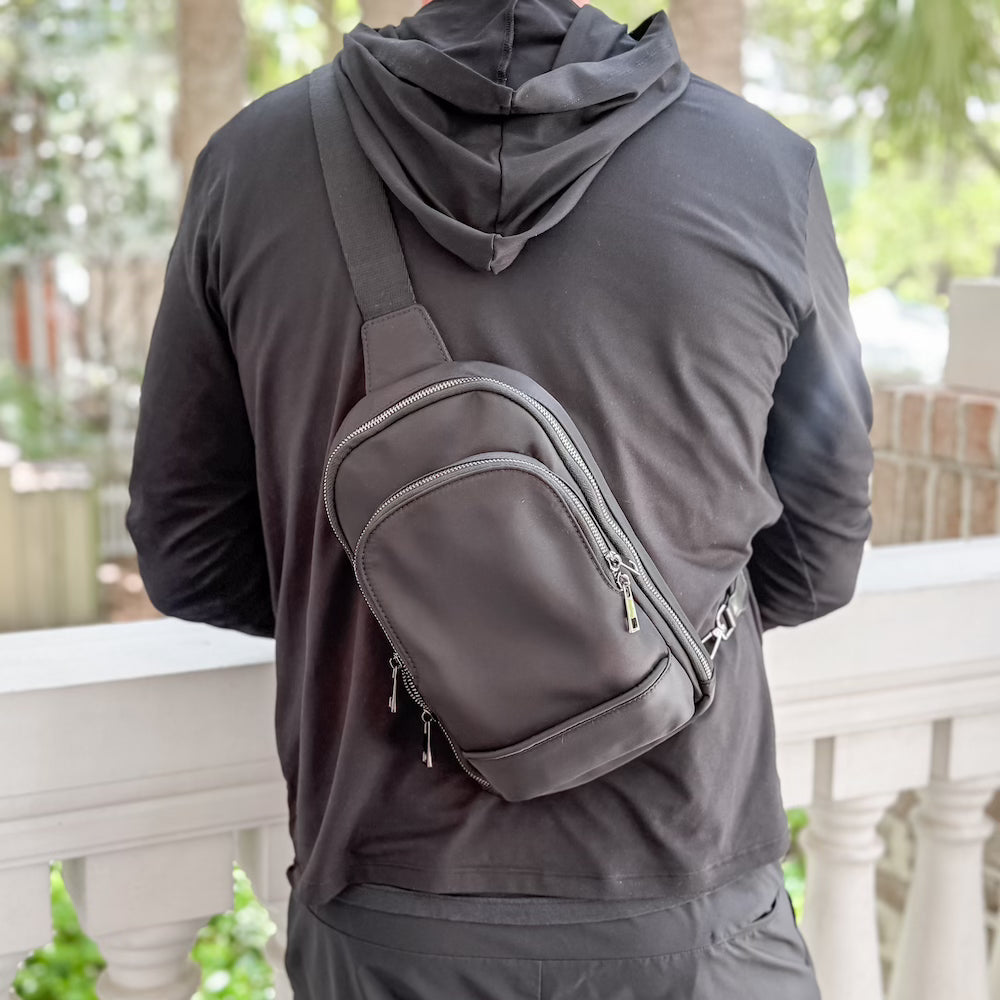 (26pcs Minimum Wholesale)L'uomo Unisex Crossbody Bag