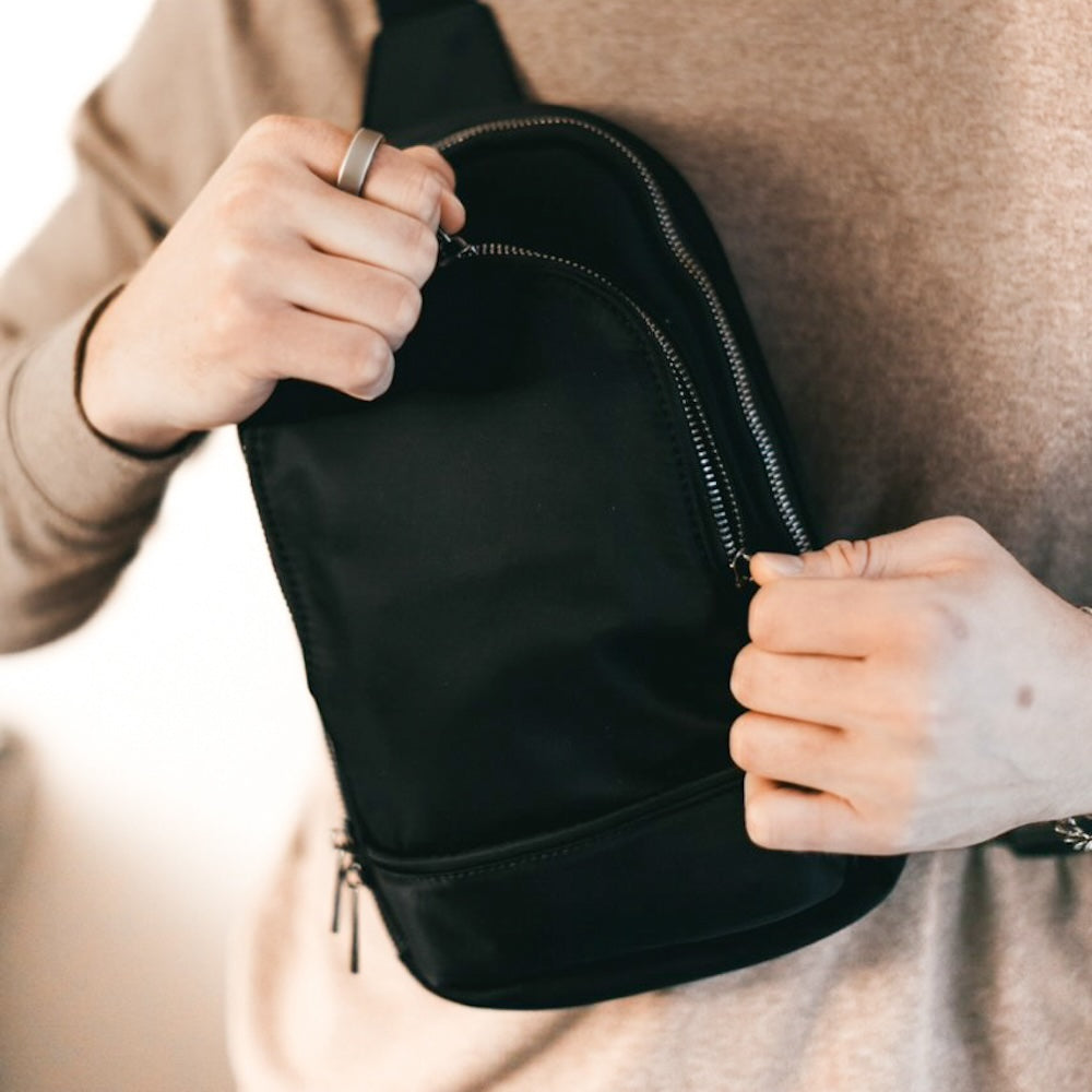 (26pcs Minimum Wholesale)L'uomo Unisex Crossbody Bag