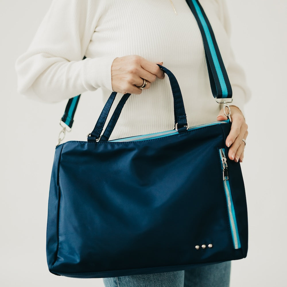 Nina Nylon Organizer Tote Bag