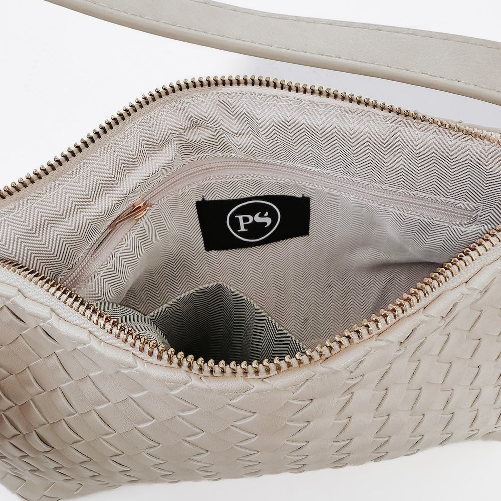 (28pcs Minimum Wholesale)Harper Hobo Woven Shoulder Bag
